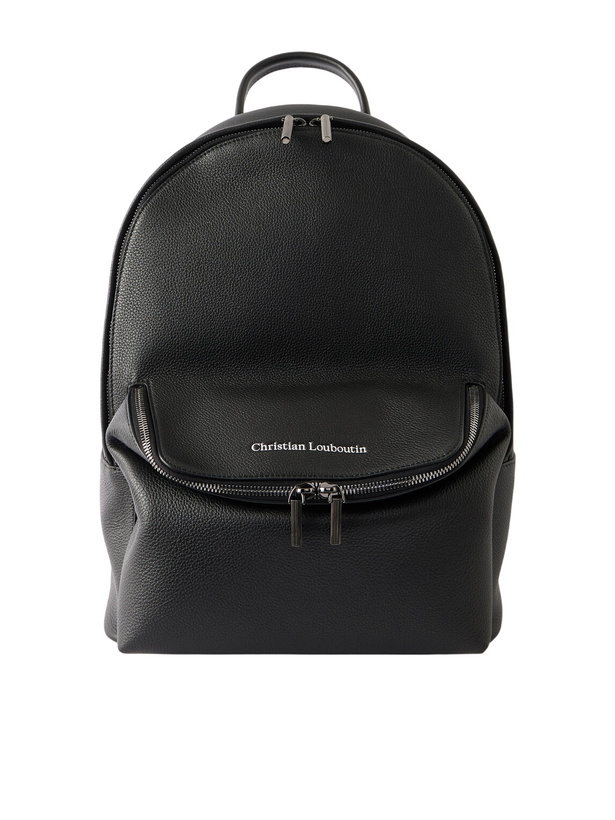 Photo: Christian Louboutin - Stoic Logo-Embossed Leather Backpack