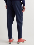 Maison Kitsuné - Slim-Fit Tapered Twill Trousers - Blue