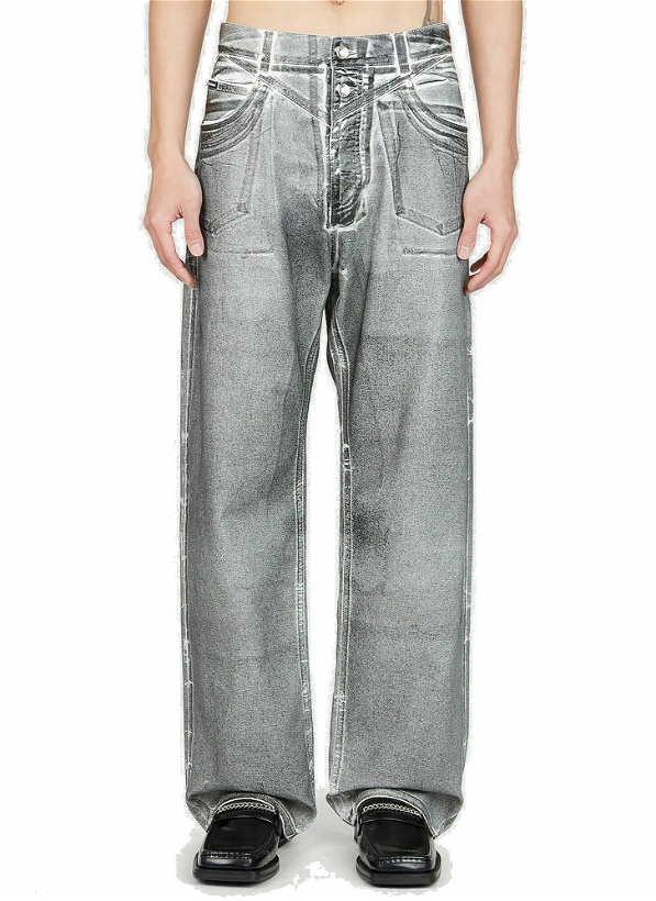 Photo: Coated Jeans in Grey