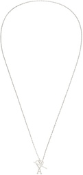 AMI Paris Silver ADC Chain Necklace