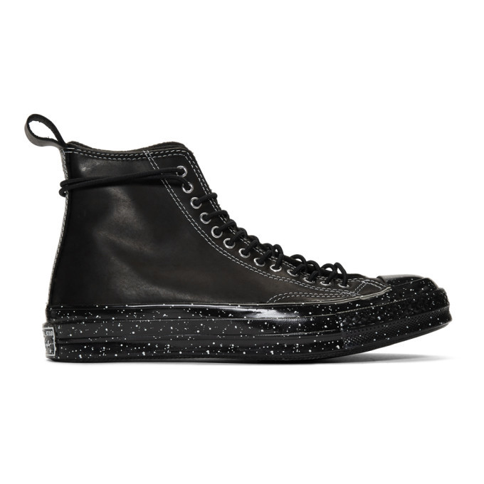 Photo: Converse Black Chuck 70 Speckled Hi Sneakers