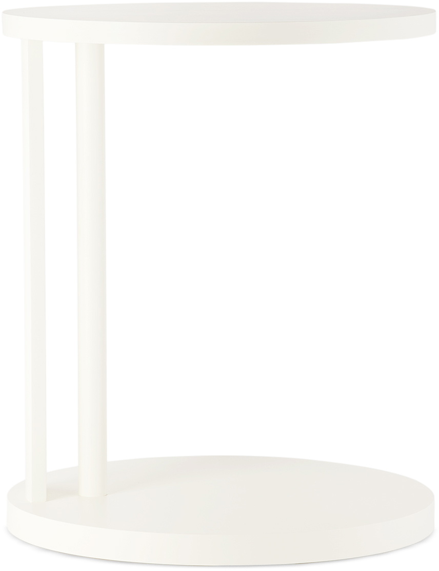 Ann Demeulemeester White Serax Edition Aura Low Side Table
