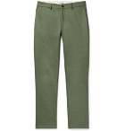 Freemans Sporting Club - Herringbone Cotton Trousers - Army green