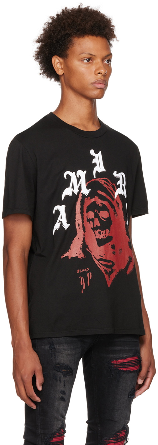 AMIRI Black Wes Lang Edition Solar Kings T-Shirt Amiri