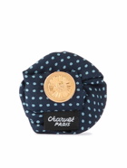 Charvet - Polka-Dot Silk-Faille Lapel Pin