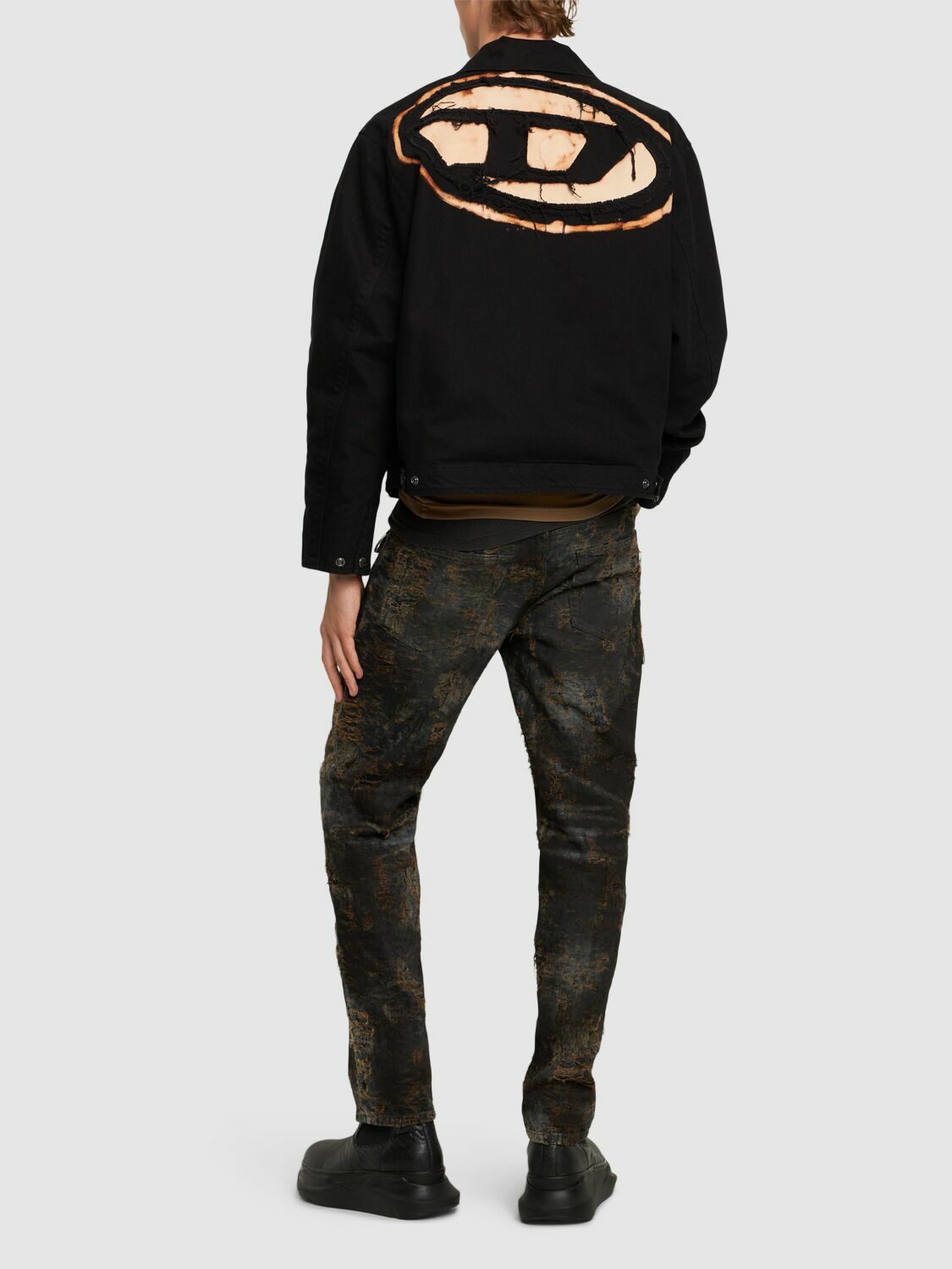 ☆*☆様 diesel J-Taylor-Bleach Diesel Men's' J-Taylor-Bleach Jacket in Black | LN-CC®