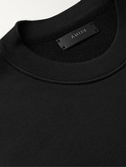 AMIRI - Logo-Appliquéd Loopback Cotton-Jersey Sweatshirt - Black