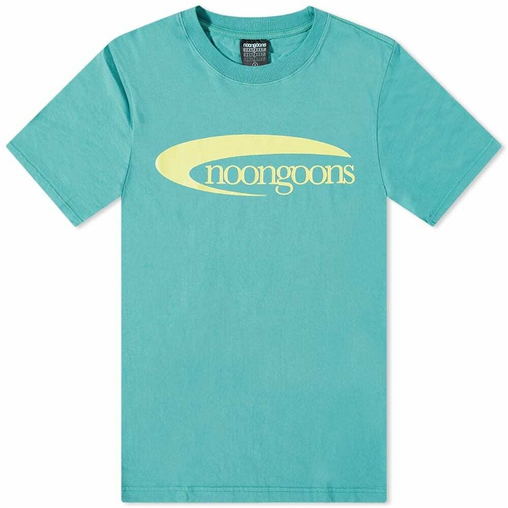 Photo: Noon Goons Men's Crescent T-Shirt in Spruce Green