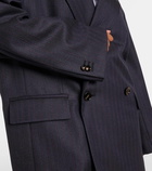 Bottega Veneta Striped wool jacket