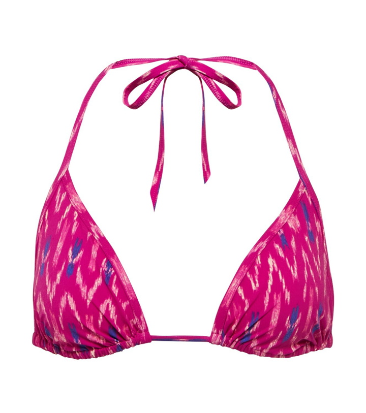 Photo: Marant Etoile Shayla printed bikini top