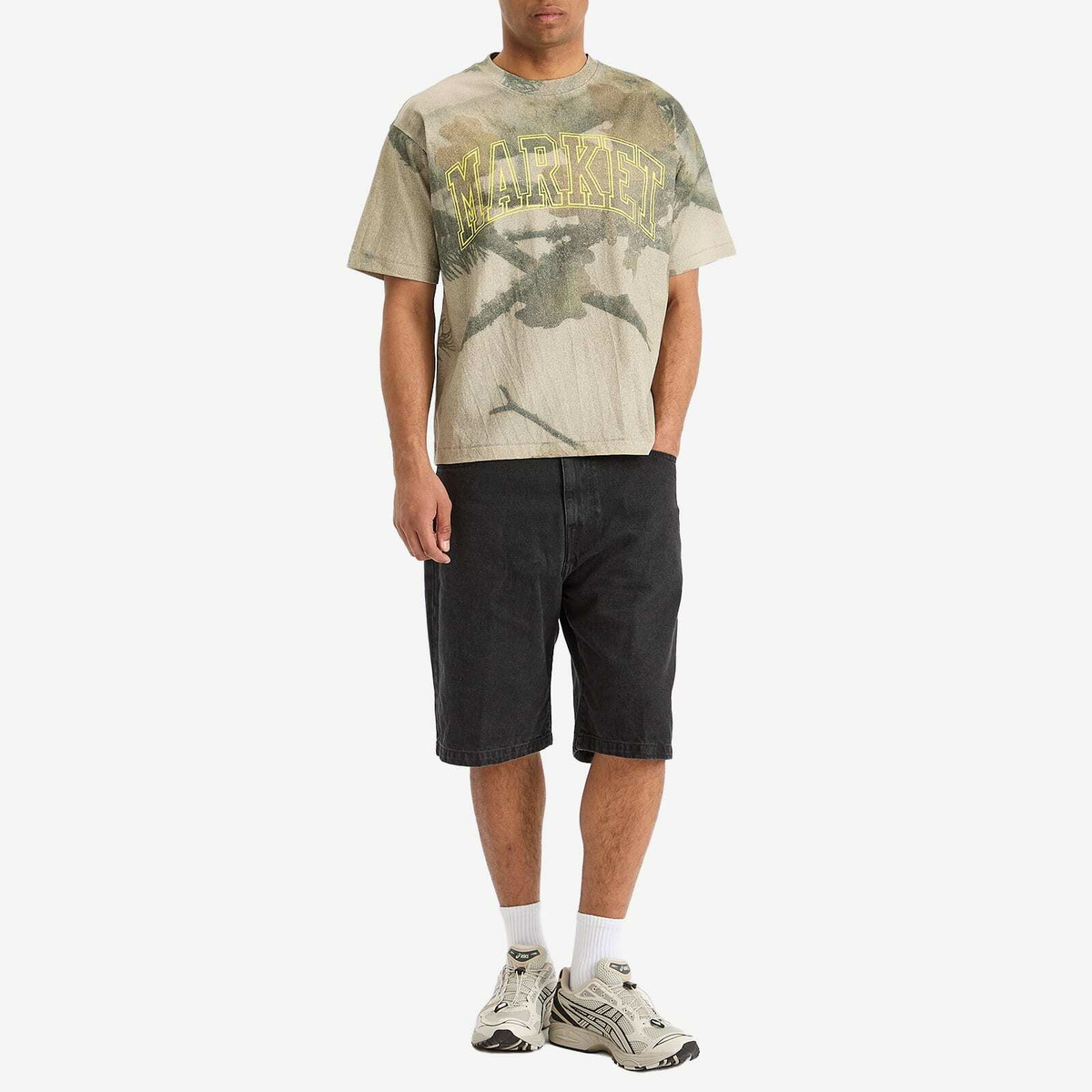 MARKET Men's Golden Arc T-Shirt in Bc-Camo