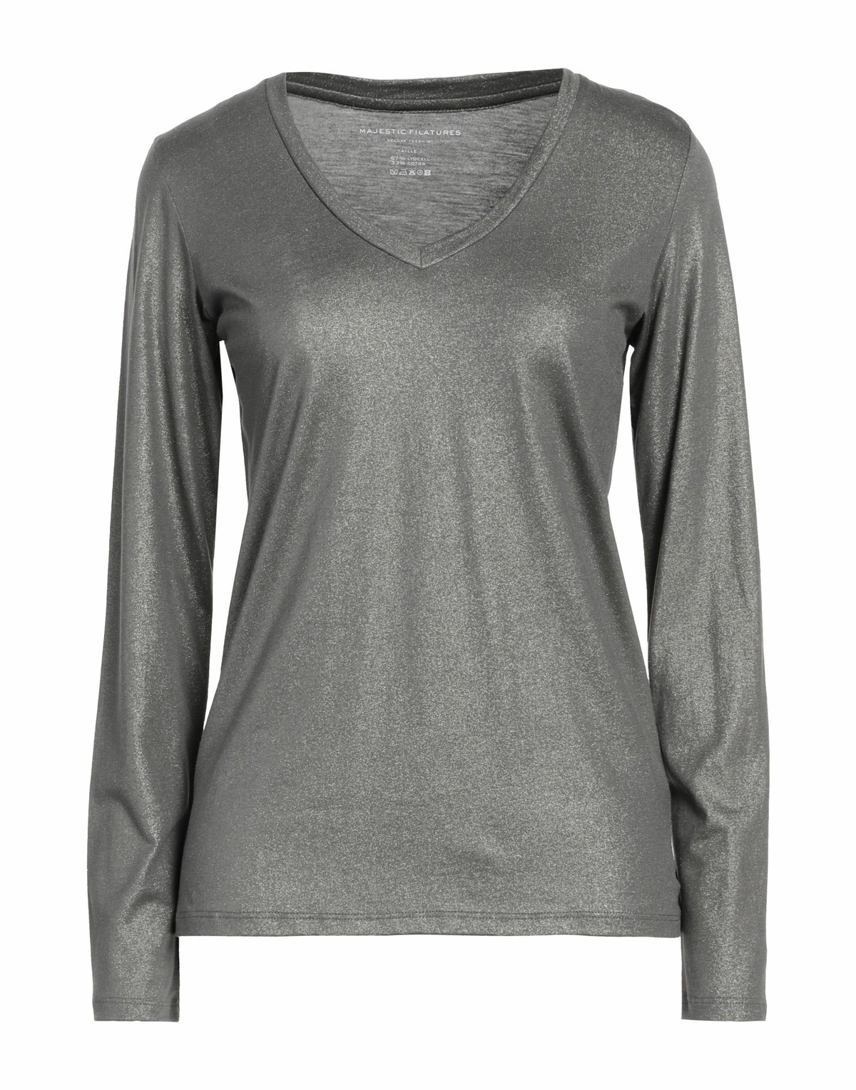 Majestic Filatures Womens T-shirt in Grey