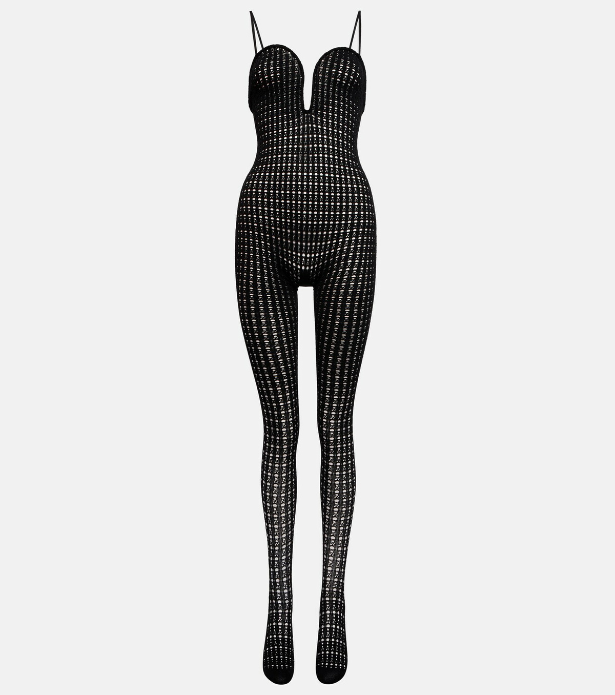 VIP【関税送料無料】希少 Alaia Bustier jumpsuit ALAÏA BURGUNDY SOFT JERSEY BUSTIER JUMPSUIT | ALAÏA AE