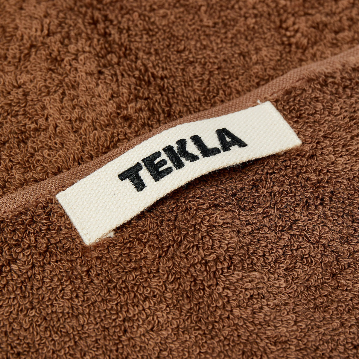 Tekla Fabrics Wash Cloth in Kodiak Brown