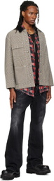 R13 Gray Relaxed Chore Jacket