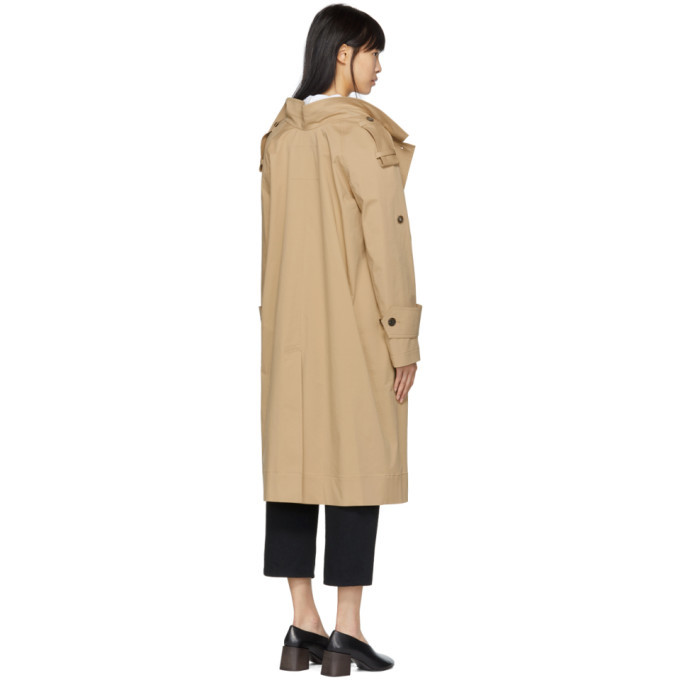 Kuho Beige Funis Oversized Trench Coat