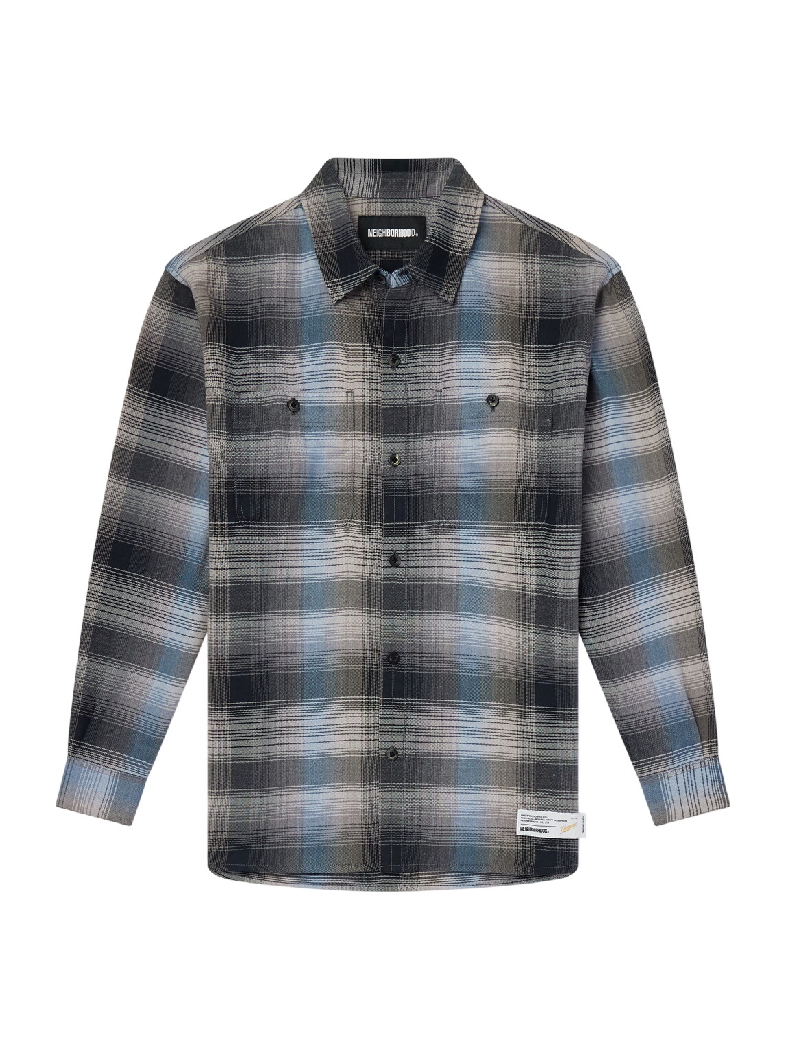 Neighborhood - Hombre Checked Flannel Shirt - Black Neighborhood Neighborhood - Hombre Checked Flannel Shirt - Black Neighborhood