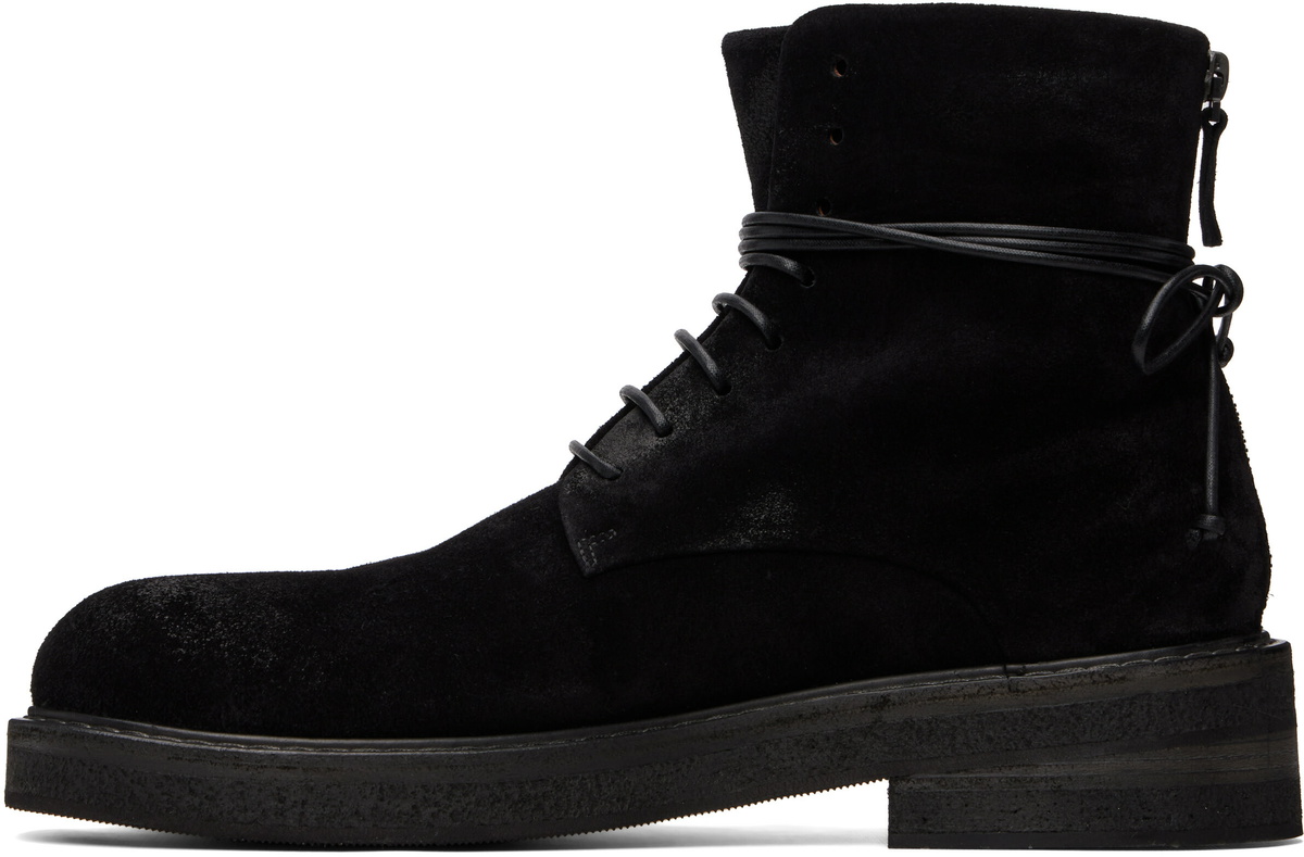 Marsèll Black Parrucca Combat Boots