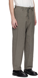 Y's For Men Gray Cotton Cargo Pants