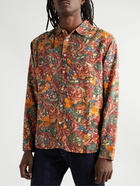 Corridor - Printed Lyocell Shirt - Red