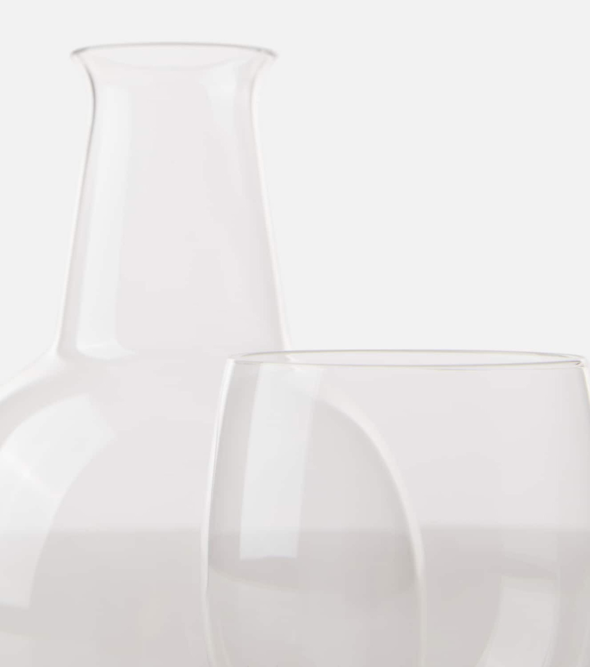 Karakter Glass carafe and glass set by Aldo Bakker