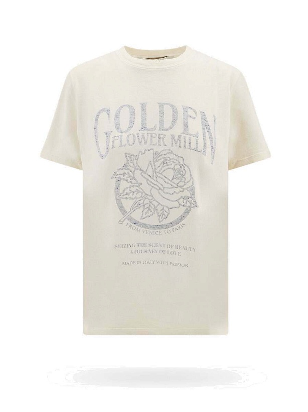 Photo: Golden Goose Deluxe Brand   T Shirt Beige   Womens