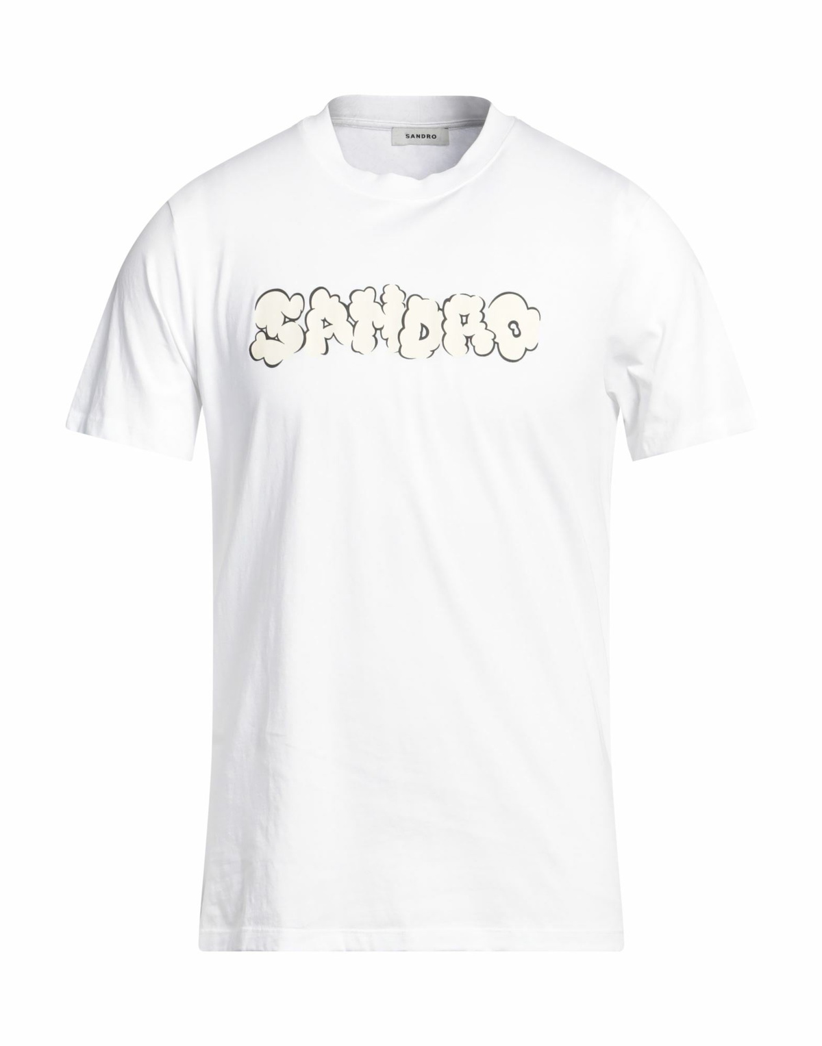 Sandro Mens T-shirt in White