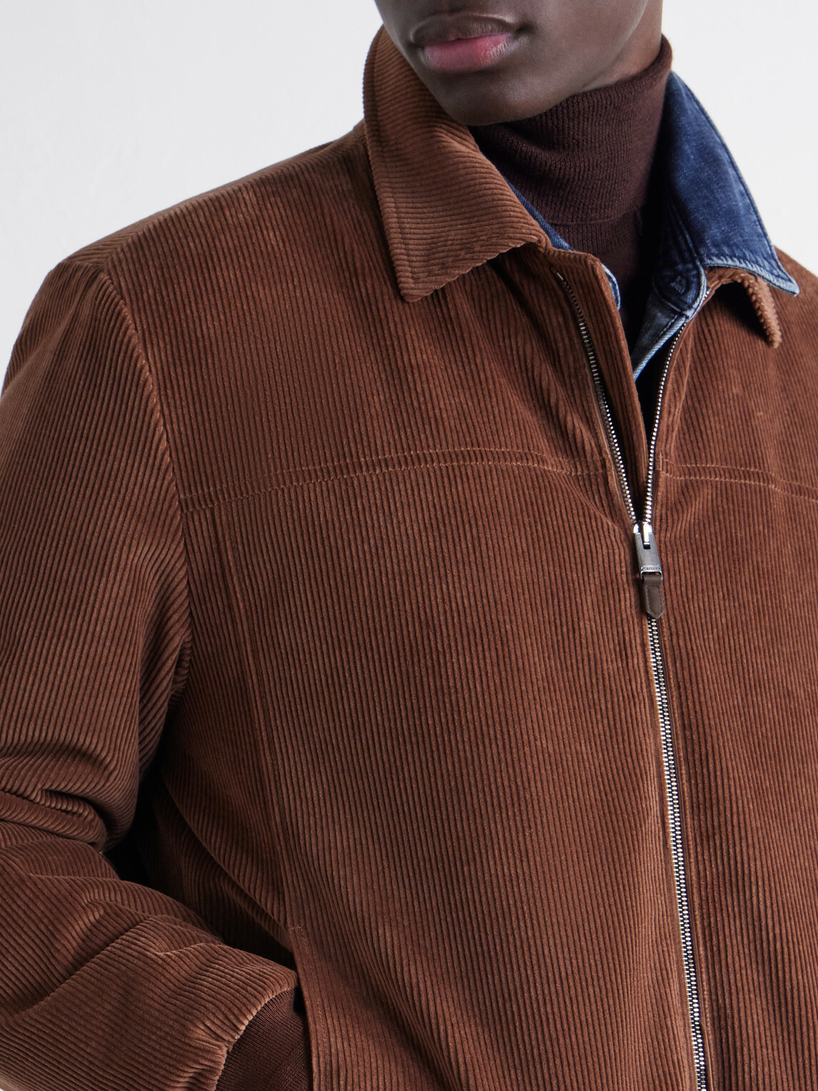 Canali - Padded Cotton-Corduroy Blouson Jacket - Brown