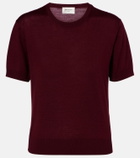 Saint Laurent Wool, cashmere, and silk sweater