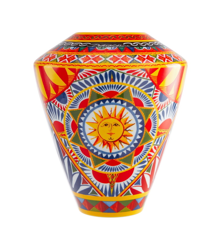 Photo: Dolce&Gabbana Casa Carretto Small porcelain vase