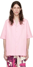 CASEY CASEY Pink Bowling Shirt
