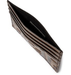 Fendi - Logo-Embossed Leather Cardholder - Men - Brown