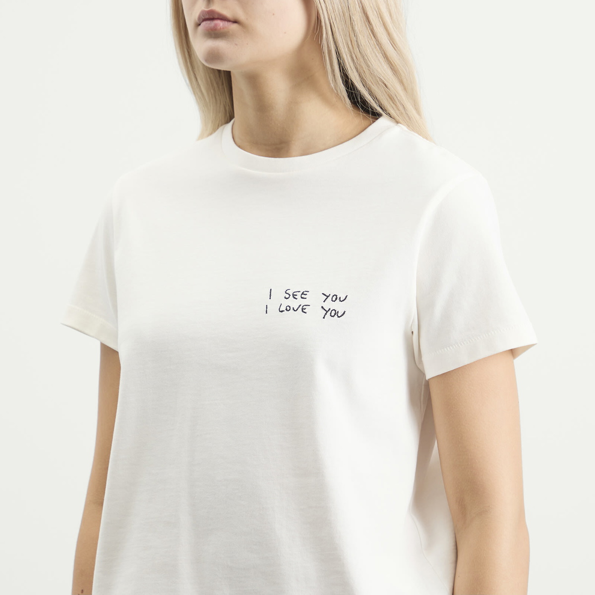 Anine Bing Women's Shelley T-Shirt in Washed Cream