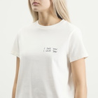Anine Bing Women's Shelley T-Shirt in Washed Cream