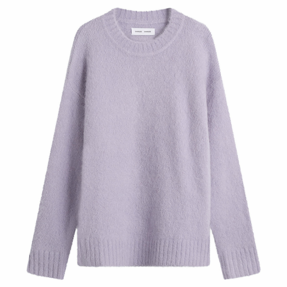Samsøe Samsøe Women's Sajeanne Hairy Knit Sweater in Wisteria
