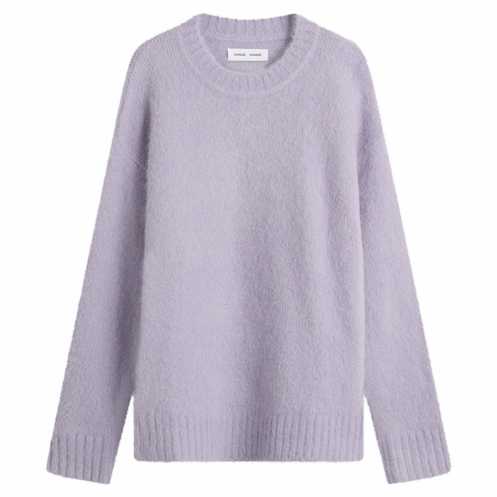 Photo: Samsøe Samsøe Women's Sajeanne Hairy Knit Sweater in Wisteria