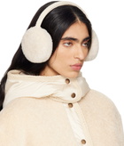 Moncler Off-White Teddy Ear Muffs