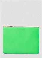 Huge Logo Pouch Bag in Green