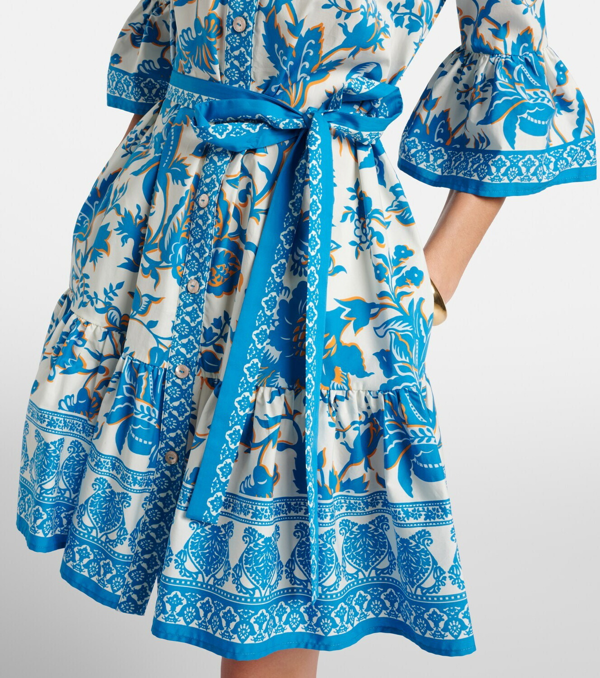 Etro Printed mini shirt dress