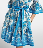 Etro Printed mini shirt dress