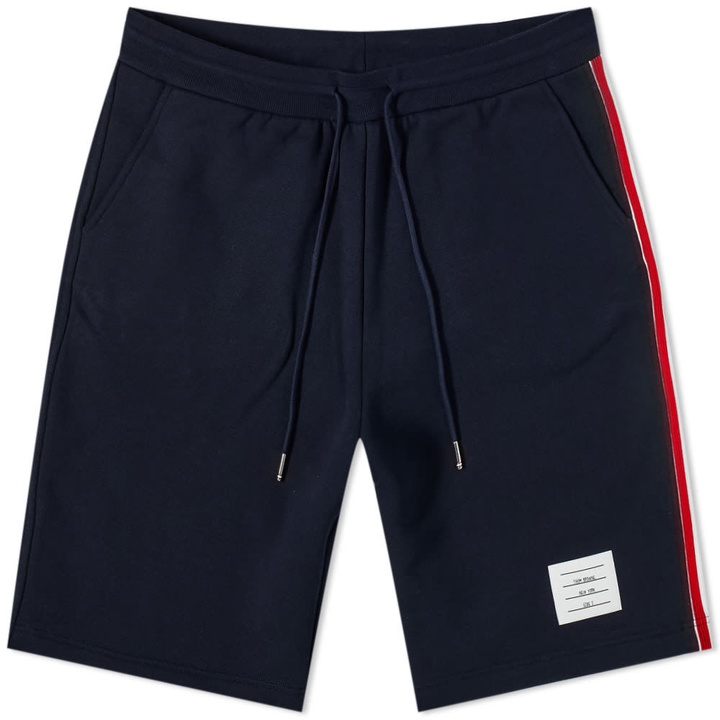 Photo: Thom Browne Tricolour Stripe Sweat Shorts