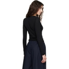 FLORE FLORE Black Olivia Longsleeve T-shirt