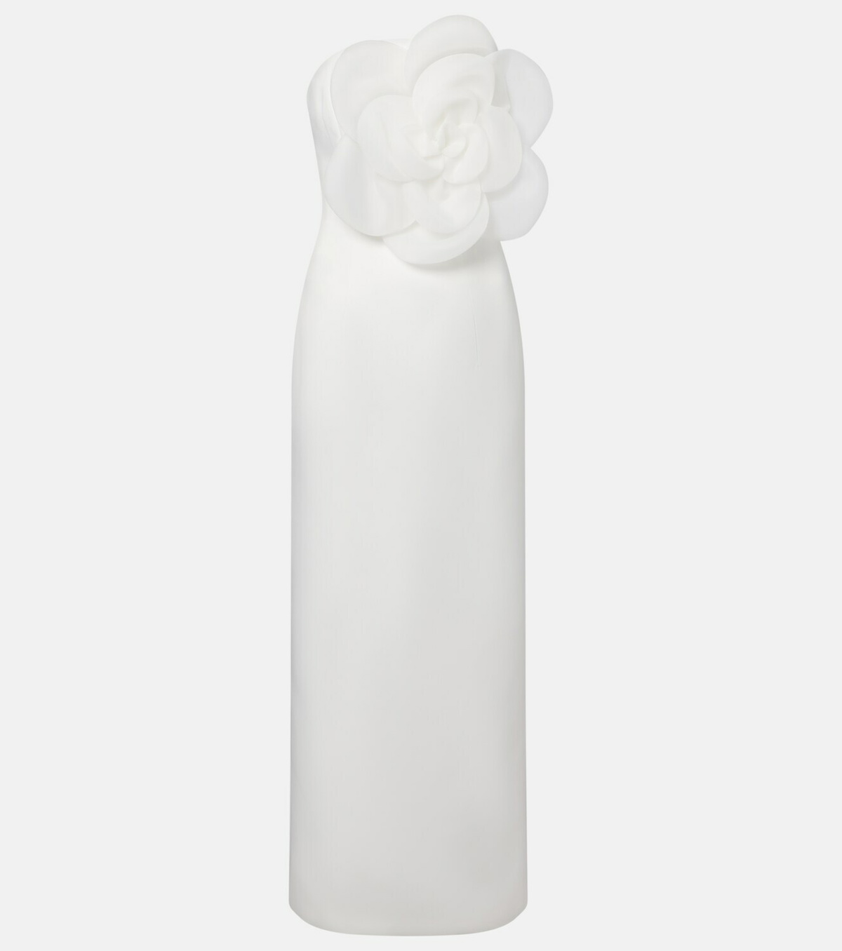 Leo Lin Floral-appliqué maxi dress