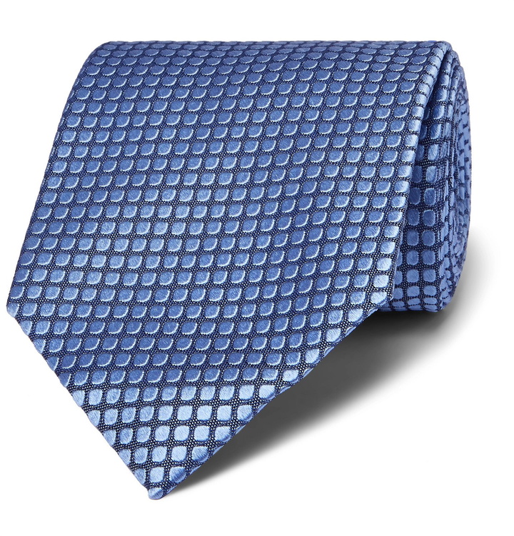 Photo: TOM FORD - 8.5cm Silk-Jacquard Tie - Blue