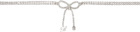 Blumarine Silver Rhinestone Belt