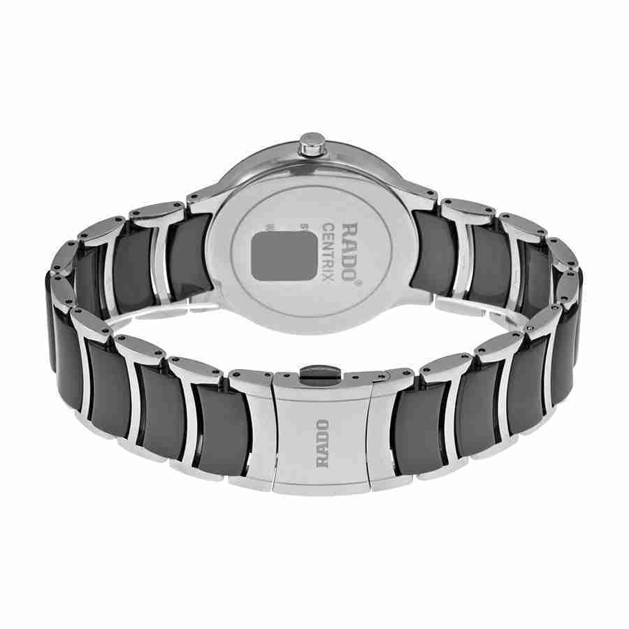 Rado Centrix Quartz Black Dial Black Ceramic Unisex Watch R30934712