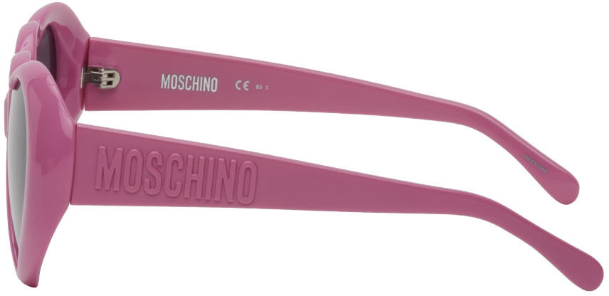 Moschino Pink Heart Sunglasses Moschino display picture 2