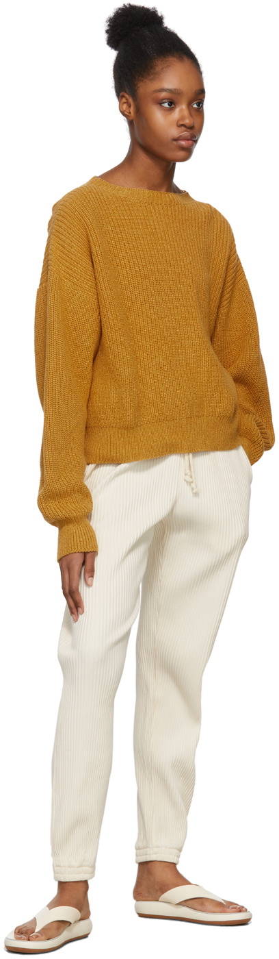 Baserange Yellow Mea Fitted Sweater Baserange