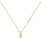 MM6 Maison Margiela Gold 6 Logo Necklace