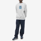 Pass~Port Men's Vase Embroidery Sweat in Ash Heather
